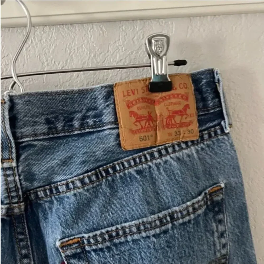 Levi's 501 Straight Leg Jeans 33Wx30L